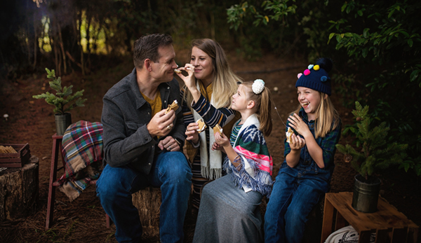 camping with the kids