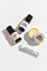 Men’s Society Beard Grooming Kit Give the man-with-the-beard in your life the perfect little gift with this grooming set by Men’s Society. $20.00 • urbanoutfitters.com