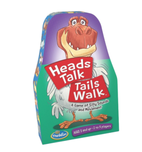 Heads Talk Tails Walk	 Playing promotes memory and matching skills, image recognition, and the ability to take turns and play together. $14.99 • thinkfun.com