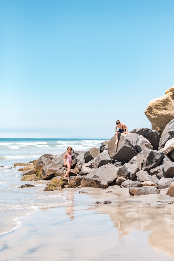 Climbing the rocks in 
San Diego, California by Relics of Rainbows Photo