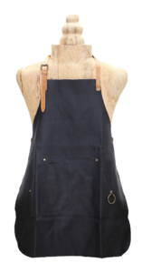 Black Leather Apron For the man who loves to grill and look good doing it. The stylish and functional apron is handmade using a premium leather. $69 • myrabag.com