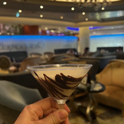 Chocalatini in the Champagne Bar