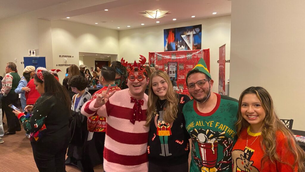 ugly sweater TUTS HFM kid ambassadors